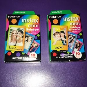 2 pack Fujifilm instax mini film